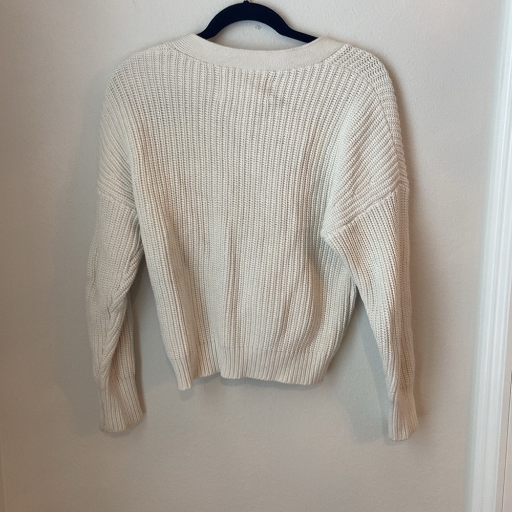 Tradlands Shelter Cotton Cardigan White/ Cream xsmall - Picture 4 of 6